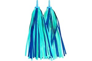 TIKBRO Kid's Bike streamers Scooter Ribbons for Girls Boys Bicycle Handle Bar Tassels Fits Balance Bikes, Tricycles, Scooter