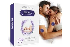 ACOTYE Sleep Patches 60pcs with Lavender, and Chamomile, Extra Strength, Overnight Application (M, Lavender)