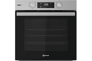 Bauknecht BBARS85HU1I Einbau-Backofen 71 Liter, Multifunktionsofen mit 12 Funktionen, Power Heißluft, Gentle Steam, versenkbare Knebel, Edelstahl