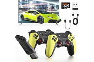 HARRISVILLE DESIGNS Wireless Retro Gaming Stick, 30,0000+ Retro Game Console, Revisit Classic Plug and Play Video Games Stick, HD HDMI TV Game Stick, Premium Competitive Dual Controllers