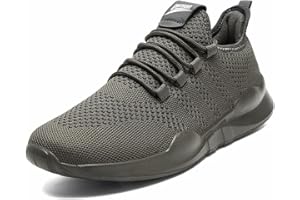 AZSDXS Men Running Trainers Lightweight Walking Shoes Fashion Breathable Jogging Athletic Sneakers Casual Breathable Gym Tennis Fitness Sport Outdoor Shoes