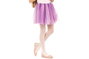 OVISSA Mallas ultra suaves para cualquier actividad, mallas de ballet y teatro para niños y niñas, medias de microfibra para niños 1 par de 50 deniers ZUZA