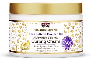African Pride Moist./Miracle Shea & Flex Curling Crm 12 Oz