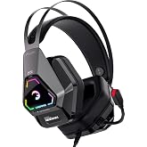 GAMEPOWER Fujin USB Gaming Headset - 7.1 Virtual Surround Sound, Wired RGB Led Headphones with 50MM Drivers, Comfort Design,