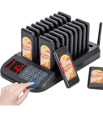 Sistema Chiamata Wireless Per Pazienti - 20 Pulsanti Impermeabili E Ricevitore, Per Ospedali E Ristoranti - Foto 3