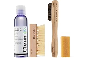 Jason Markk Shoe Cleaner & Repel Spray Bundles – Essential Kits with Brushes, Solution & Water Repellent – Biodegradable, Non-Aerosol – Safe for Leather, Suede, Nubuck, Cotton, Knits