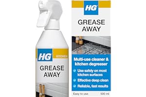 HG Grease Away – Kitchen Degreaser Spray for Fat, Oil, Hob, Cooker & Extractor Cleaning – 500ml