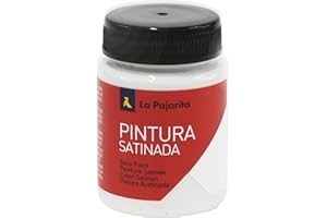 La Pajarita 110116 peinture satiné L-21, blanc, 75 ml