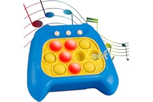 Weinsamkeit Pop It Fidget Toy, Jeu d'Éclatement Lumineux Quick Push, Jeu Puzzle Pop It Jouets de Décompression, Electronic Whack Mole Game Fidgets Memory Training Jouet pour Garçons et Filles Cadeaux