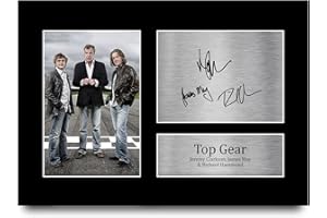 HWC Trading A4 Top Gear Clarkson, May, Hammond Geschenke Gedruckt Signiert Autogramm Bild Für Fernsehshow Fans