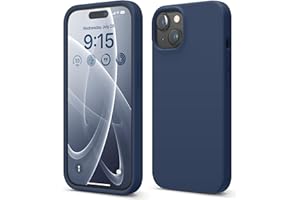 ‎ELAGO elago Etui z płynnego silikonu kompatybilne z iPhone 15, wysokiej jakości silikon, pełna ochrona [4-warstwowa struktura odporna na wstrząsy], miękka wyściółka z mikrofibry odporna na zarysowania