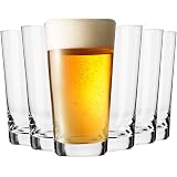 PLATINUX Set 6 Bicchieri Da Cocktail In Vetro, Effetto Ombré Nero, 470 Ml, Robusti Ed Eleganti Per Drink - 3