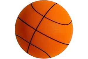 Ibuloule Ballon de Basket Silencieux | Taille 3/5/7 Silent Basketball Dribbling Indoor | Ballon d'entraînement de Basketball Silencieux pour Enfants et Adultes