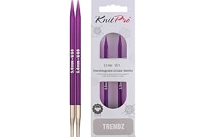 KnitPro KP51255 Aiguilles Interchangeables Circulaires Normales Bois Multicolore 5 mm