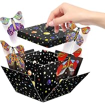 Boîte Cadeau Surprise à Papillons Volants - Effet Pop-Up Magique - Pour Anniversaire, Noël Et Fêtes