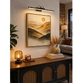 Sarjlı LED Fl&uuml;t Resim Aplik | 6W | 3200K G&uuml;n Işığı | 35cm | Duvar Tipi Ayna/Tablo &Uuml;st&uuml; Dekoratif Işık | IP20 İ&ccedil; Mekan Kullanı