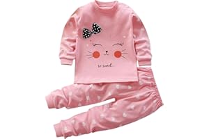 XINYUNZU Jungen Langarmshirt mit Hose Kinder Kleidung Set Baumwolle T-Shirt und Sporthose Set Trainingsanzug Schlafanzug Pyjama Set Boys Bekleidungssets für 1-7 Jahre