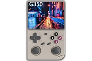 AIRUIDAS G350 Retro Handheld Game Console 3.5 Inch IPS Screen 640 x 480 Linux System with a 64G Card Pre-Installed 4371 Games Supports HDMI and TV Output 3200mAh Battery