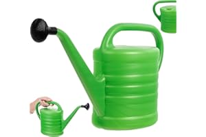 KADAX Regadera de Plástico, Regadera para Interior y Exterior, Verde Herramientas de jardinería, Regadera de jardín, Regadera con Pico