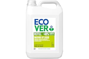 Ecover Recharge liquide vaisselle, citron et aloe vera, 5 l