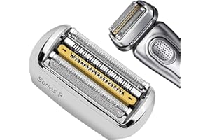 WBBRBBR 92S Series 9 Elektrorasierer Ersatzteil, Serie 9 Scherkopf für Elektrorasierer, Scherkopf Serie 9, Kompatibel mit Series 9 Pro Rasierer 9290cc,9291cc,9370cc,9293s,9385cc,9390cc,9330s,9296cc, Silber