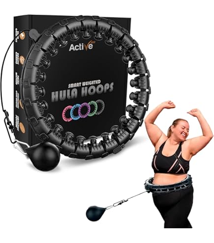 Albert Austin Adjustable Smart Hula Hoop Detachable Ring With Auto Spinning Ball Weighted Hula Hoop For Adults Kids 13 Knots Easy To Assemble Gymnastics Abdominal Exercise Hoop Weight Loss - Online Marketplace