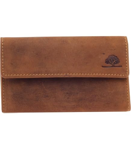 GERMANUS Lorum – Tabacchiera In Piena Pelle Fatta A Mano UE – Porta Tabacco Girevole, Robusta, Marrone, 165x85x20 Mm - 5