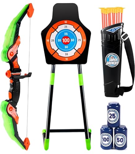 RedCrab Pijl en boog voor kinderen, led-verlichting, boogschietset