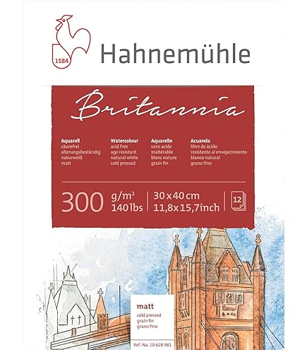 Hahnemuhle Blocco Carta Velour - 10 Fogli 30x40 Cm, 260 G/m&sup2;, Colori Misti, Per Pastelli E Carboncino