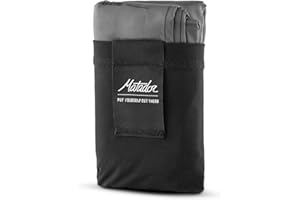 ‎MATADOR MATADOR Pocket Blanket 4,0 - Schwarz (Sitzplätze 2-4); Ultraleicht Picknickdecke mit Pflöcken; Faltbare Picknickdecke für Trockenes Sitzen; Stranddecke Sandfrei für Konzert, Wandern, Camping