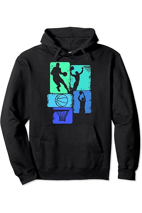 Basketball Player Boys Kids Men Zip Hoodie : Amazon.co.uk: Fashion