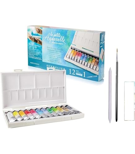 Sennelier Acquarello Artisti Francesi, Tubo 10 Ml, Colore Giallo Iridiscente, Con Miele, Lucente