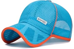 ‎SOUPLIEBE Kinder Cap Jungen Mädchen Basecap Netz Running Atmungsaktiv Basecap Sommer Hip-Pop Kappe Retro Sonnenschutz Trucker Cap Cappy Tenniscaps Basecape