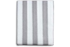 hanSe® Balkon Sichtschutz Bespannung Grau-Weiß 0,90 x 5 Meter Veranda Terrasse Blickschutz Windschutz Sonnenschutz Privatsphäre