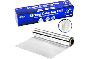 BlissMart Heavy Duty Aluminium Foil Roll – Non-Stick Catering Foil for Baking, Cooking, Grilling, and Food Wrapping – Durable and Reliable Kitchen Foil Roll (30cm x 90m)