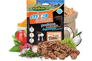MX3 Adventure Repas lyophilisé bœuf et pâtes au Curry