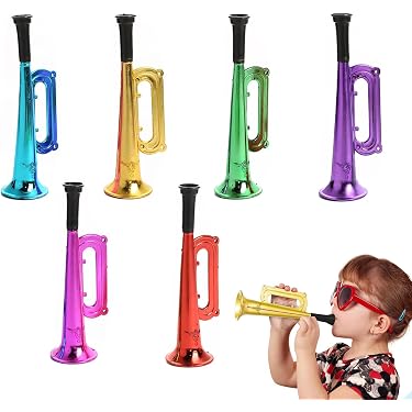 Agatige Trompeta de Juguete, Juguete de Instrumento Musical con Efecto de ilumin
