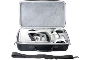 co2CREA Dur Étui de Voyage Rigide Housse Cas Pour Oculus Quest/Oculus Quest 2 Casque de réalité virtuelle Tout-en-Un dernière génération 64GB