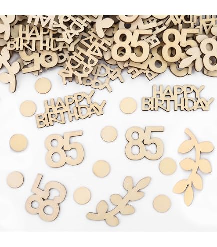 Déco Anniversaire 85 Ans Noir Et Or – 32 Pièces, Ballons Chiffres 81 Cm, Bannière, Confettis, Pour Fête