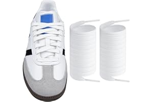 ENDOTO 8MM Płaskie Sznurowadła do Adidas Samba Butów Trampki Sneakersy, Sznurowadeł Zamiennik do Buty Sportowe Shoelaces Replacement