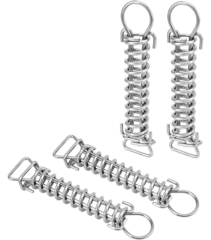 10 Pièces Ressort De Tension Pour Tente - Tendeur Acier Inoxydable 12cm, Fixation Auvent Camping