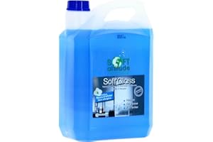 DELAISY KARGO Produits nettoyage - Produit ménager entretien maison - nettoyant vitre - nettoyant four - graisse alimentaire - degraissant cuisine - Nettoyant vitres - SOFT'GLASS - Bidon 5L