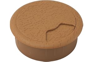 VASALAT D60mm Buche /1 Paso de Cable 60 mm Haya SB-1, Haya, ø60 Buchen-Optik | 1 Stk