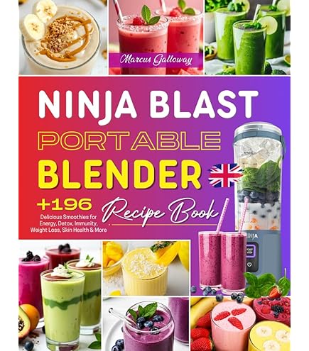 Ninja Blast Max Portable Blender 2-Pack, 570ml, Rechargeable