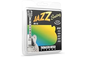 THOMASTIK-INFELD Thomastik Cordes Guitare électriques Jazz Swing Series Nickel Flat Wound Jeu JS112 Medium Light .012-.050w
