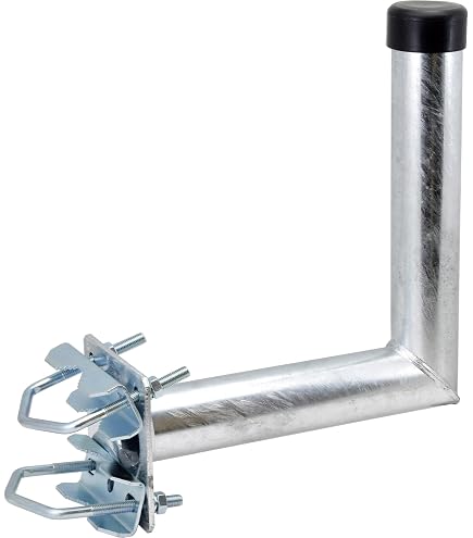 Zanca Telescopica Leggera 15-25 Cm Per Palo Supporto Antenna TV – Universale, Acciaio