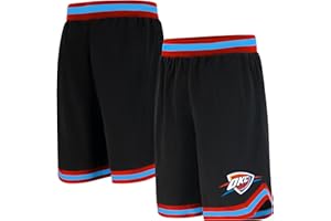 Ultra Game Men's NBA Active Knit Basketball Training Shorts Woven Team Logo Poly Mesh