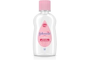 Johnson's Huile minérale pour bébé, huile minérale pure pour éviter la perte d'humidité, 100 ml