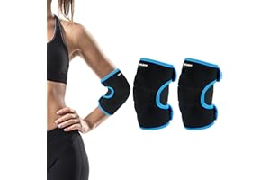 ONTYZZ Kids Elbow Pads Support Adjustable Children Elbow Brace Protector with SBR Pad Guard Wraps for Cycling Dancing Volleyball Crawling