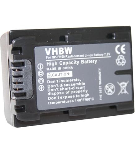 Otech Batteria Compatibile Per Sony NP-FP50 - Alta Capacità, Bassa Autoscarica, Garanzia 1 Anno